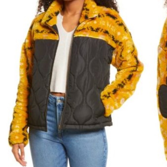 Mixed Media Fleece Jacket - Picture 1 of 3